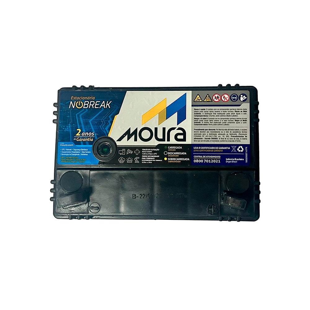 Bateria Estacionária 12MN300 12V 30Ah - Carrinho de cortar grama